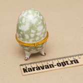 Шкатулка пасхальная в форме яйца перламутр