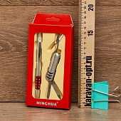 Набор подарочный ручка+ножик-раскладной в коробке 8,5*16см.
