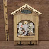 Ключница настенная деревянная HOME 20*35см арт C15C-3
