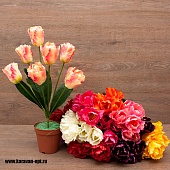 Цветы Тюльпан резной 7гол. 50см. 8видов