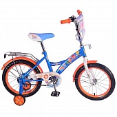 Велосипед 16" Фиксики сине-оранжевый