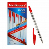 Ручка шариковая красная 1,0мм Erich Krause Classic Stick