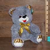 Мягкая игрушка Медвежонок Фенси плюшевый серый 45см.