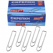 Скрепка 25мм 100шт/уп. оцинкованная Скрепка 25мм 100шт/уп. оцинкованная