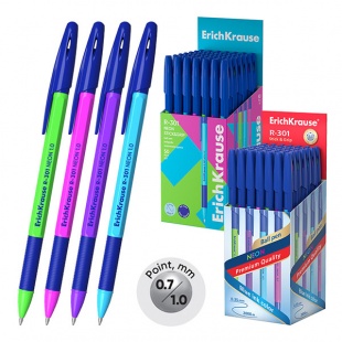 ����� ��������� ����� 0,7�� Erich Krause Neon Stick&Grip R-301