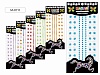 Наклейки-стразы акриловые Цветы+Круг 133шт. Наклейки-стразы акриловые Цветы+Круг 133шт.