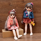 Кукла на шарнирах  (руки, ноги сгибаются) в пакете 32см. 2вида Кукла на шарнирах  (руки, ноги сгибаются) в пакете 32см. 2вида