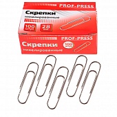 Скрепка 28мм 100шт/уп. никелированная Скрепка 28мм 100шт/уп. никелированная